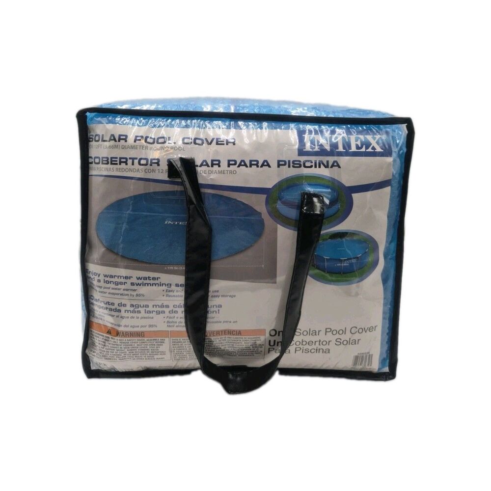 Intex Solar Pool Cover for 12 ft Diameter Round Pool - NEW In Package - 29022E